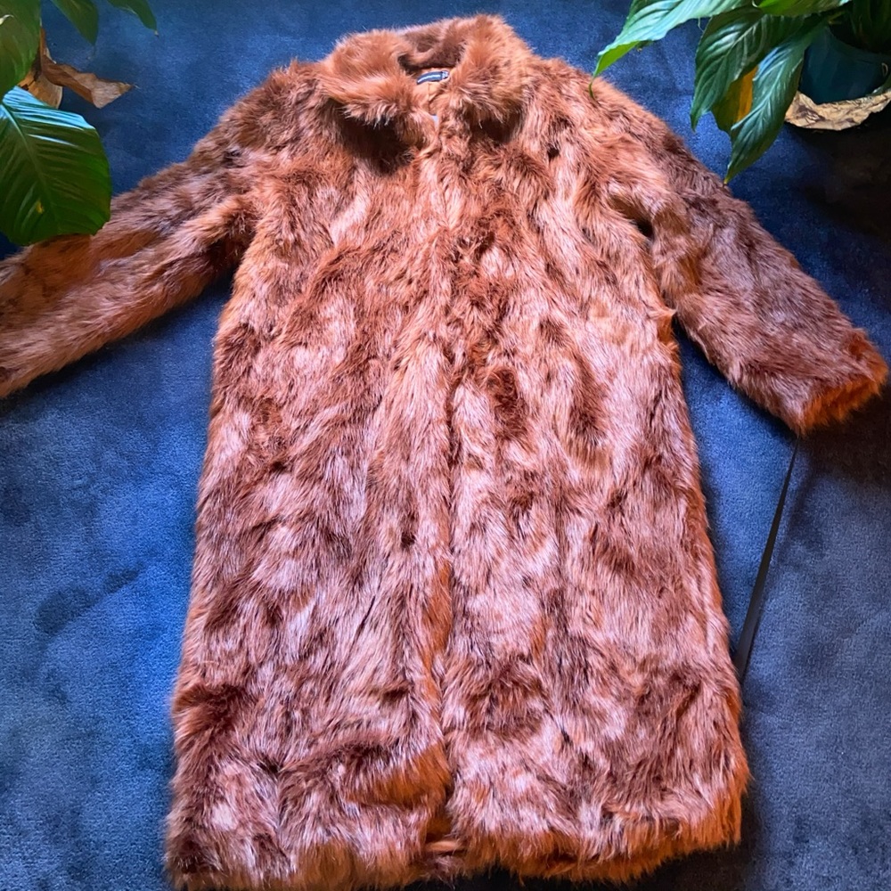 Long Faux Fur Coat